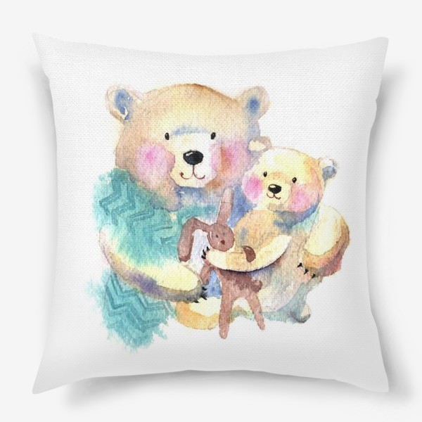 Подушка «Медведь с медвеженком»