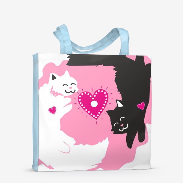 Сумка-шоппер «Влюбленные Коты»