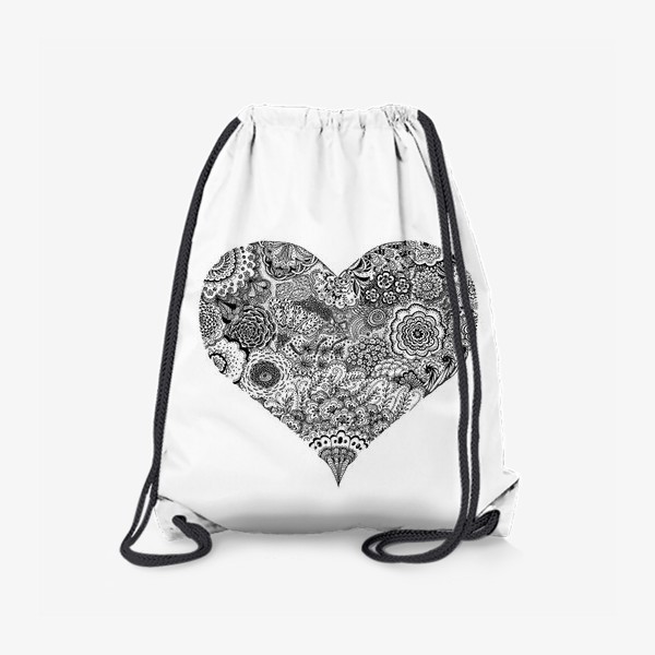 Рюкзак «Валентинка (сердце в узорах)»