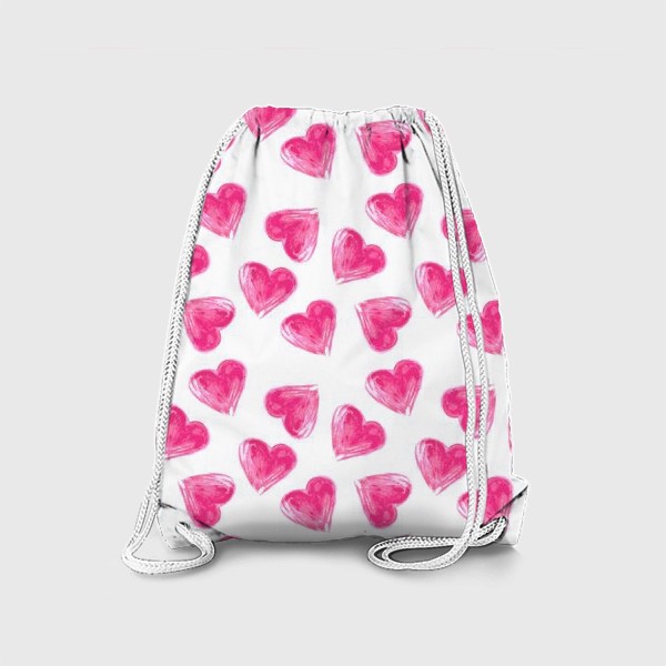 Рюкзак «розовые сердечки»