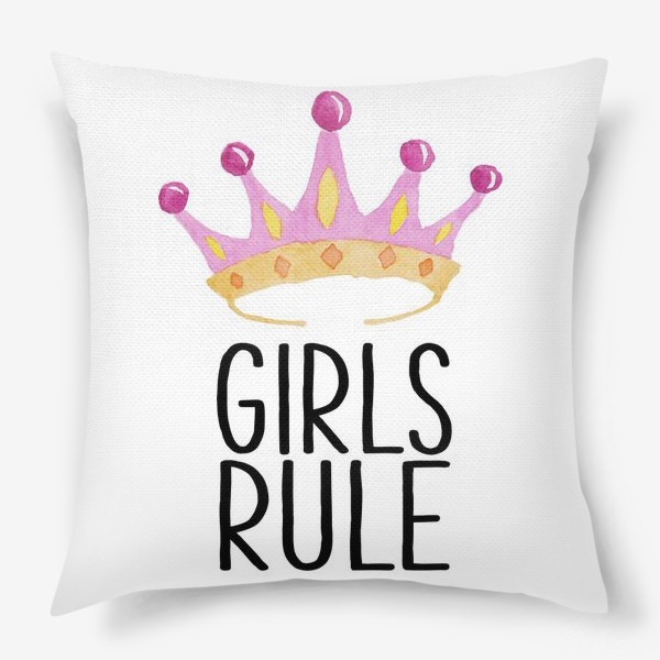 Подушка «Girls Rule»