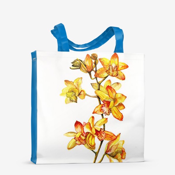 Сумка-шоппер &laquo;желтая орхидея&raquo;
