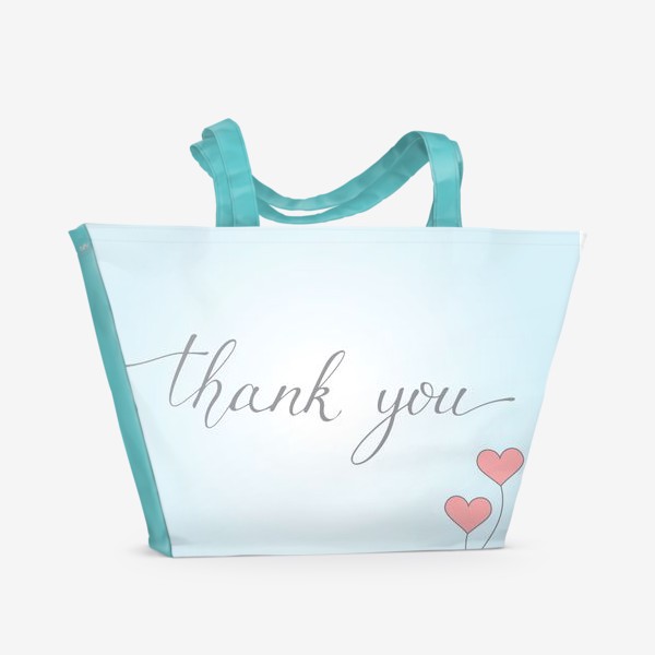 Пляжная сумка «Thank you. Спасибо»