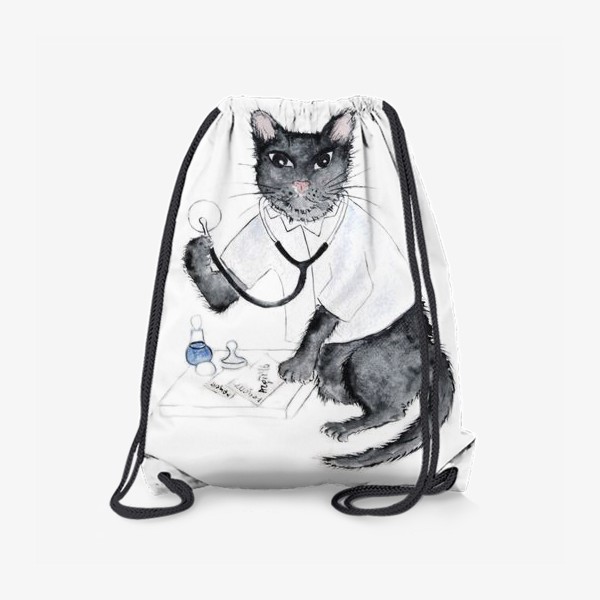 Рюкзак «Котики лечат. Врач-терапевт»