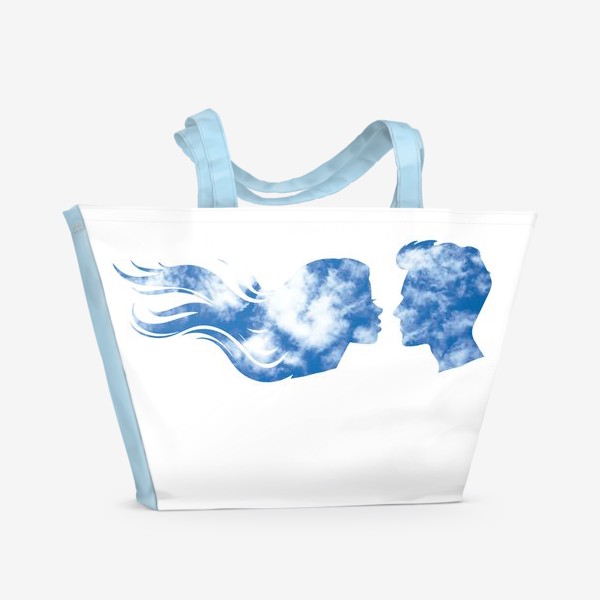 Пляжная сумка «небо на двоих»