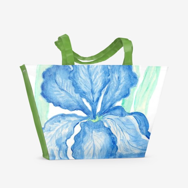 Пляжная сумка «Голубой ирис»