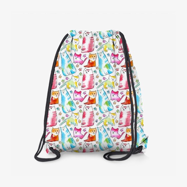Рюкзак «Веселые и цветные коты»