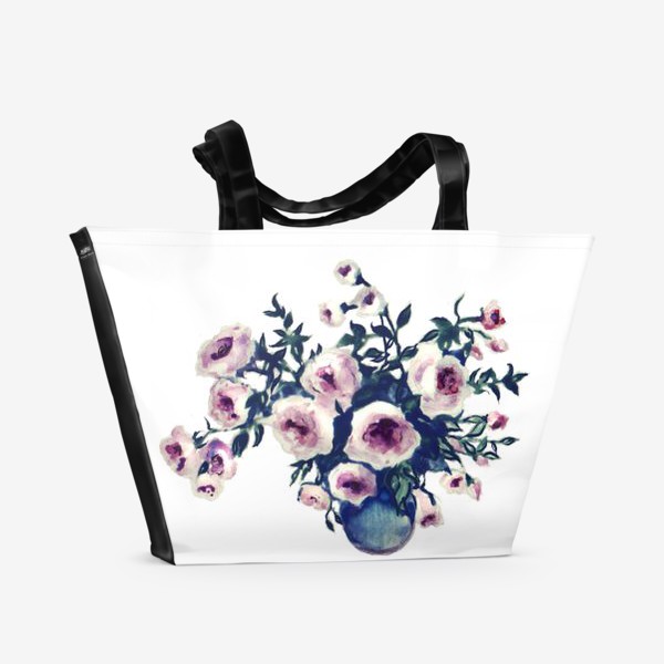 Пляжная сумка «цветочки»