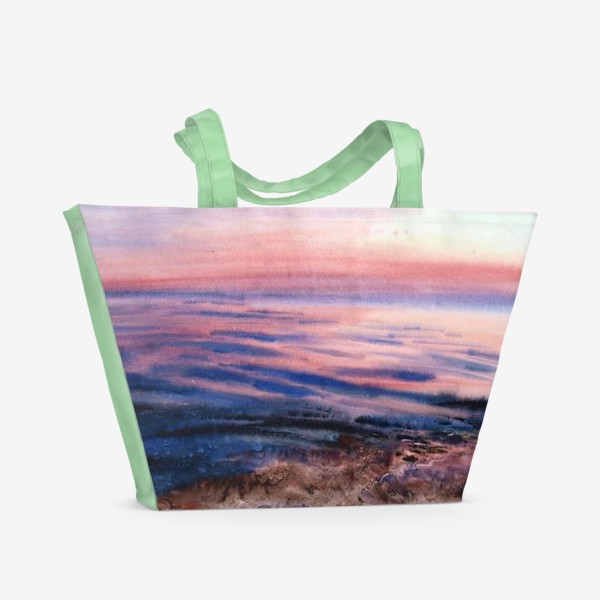 Пляжная сумка «Вечернее море»