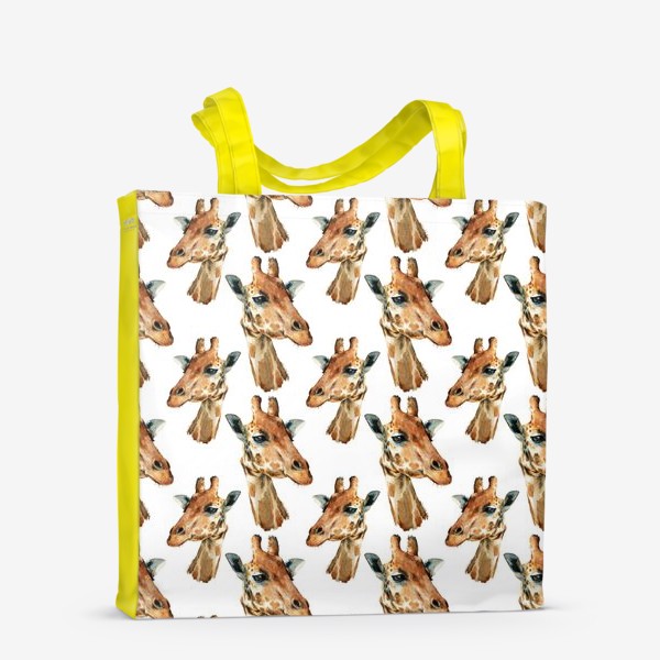 Сумка-шоппер «паттерн с жирафами»