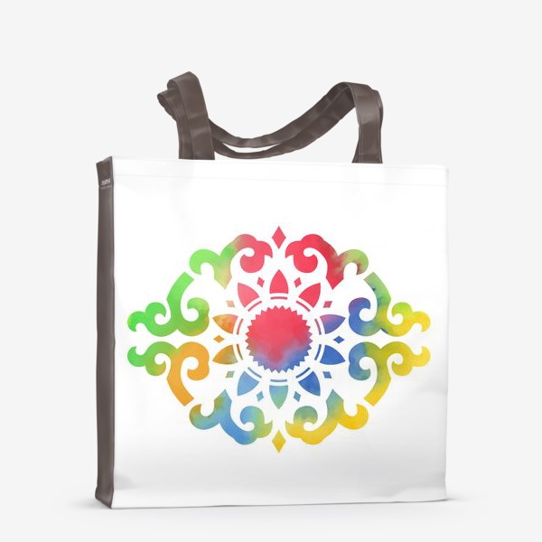 Сумка-шоппер «Разноцветный азиатский орнамент №3»