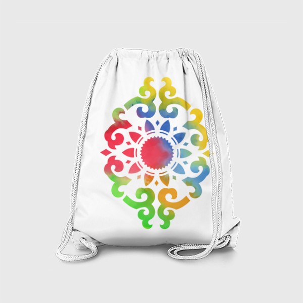 Рюкзак «Разноцветный азиатский орнамент №3»
