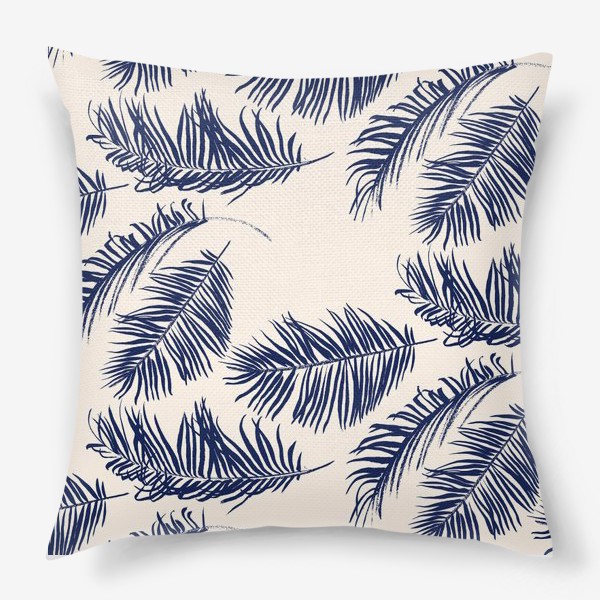 Подушка «Узор из пальмовых листьев»