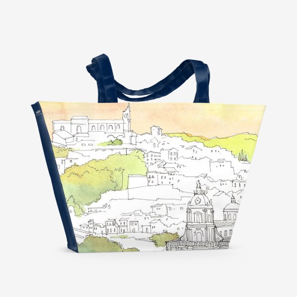 Пляжная сумка «Италия - Модика»