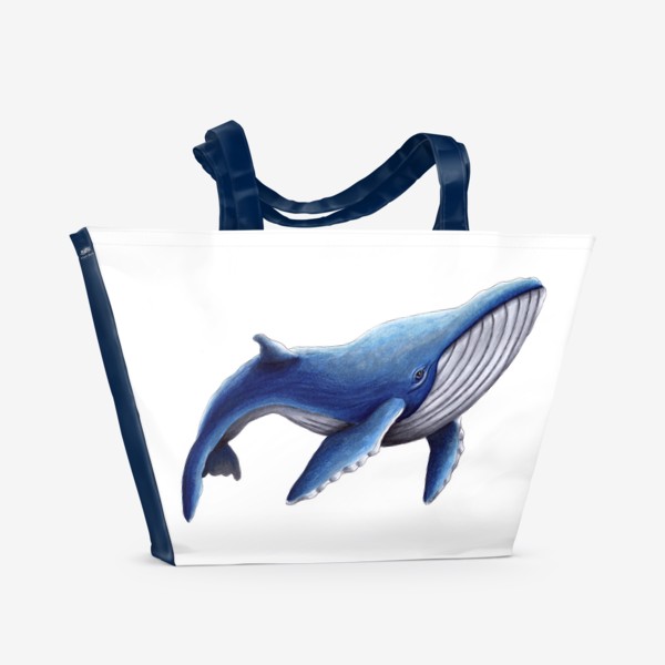 Пляжная сумка &laquo;Синий кит&raquo;