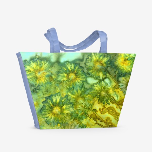 Пляжная сумка «Хризантемки»