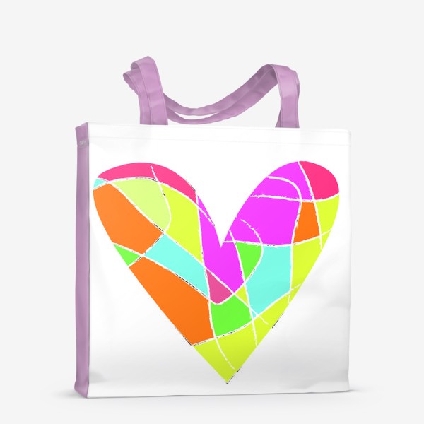 Сумка-шоппер «Мозаичное сердце»