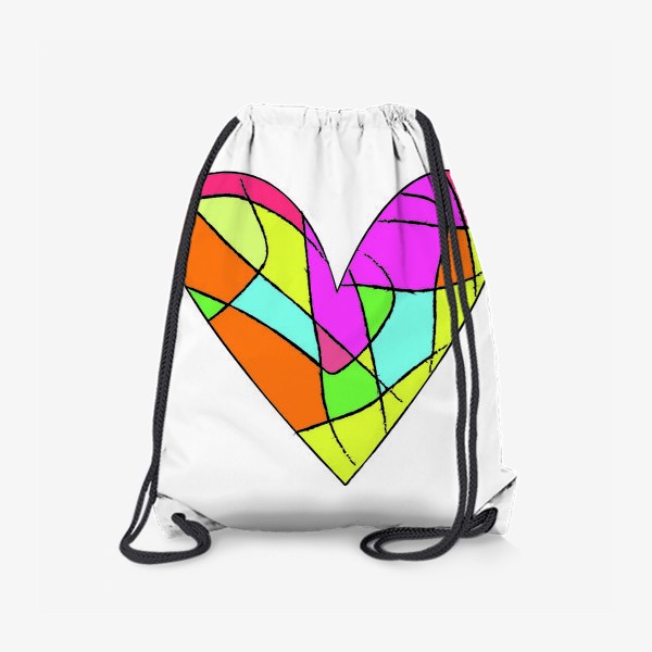 Рюкзак «Сердце с мозаикой»