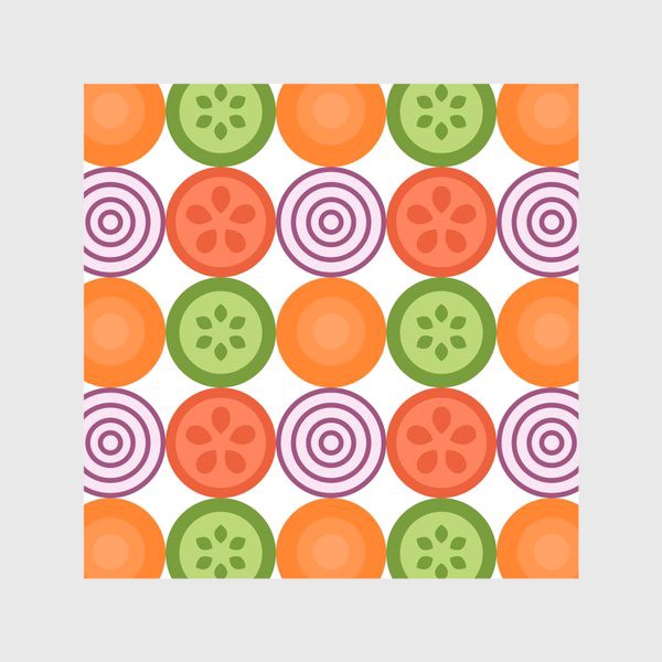 Скатерть «Овощная геометрия»