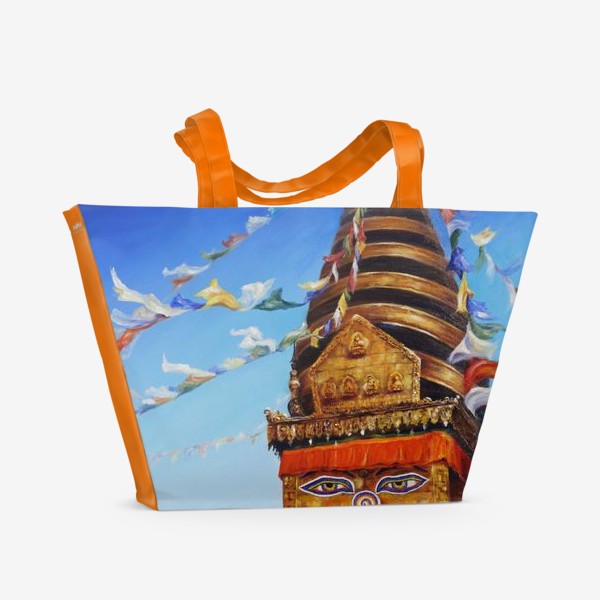 Пляжная сумка «Молитвы на ветру»