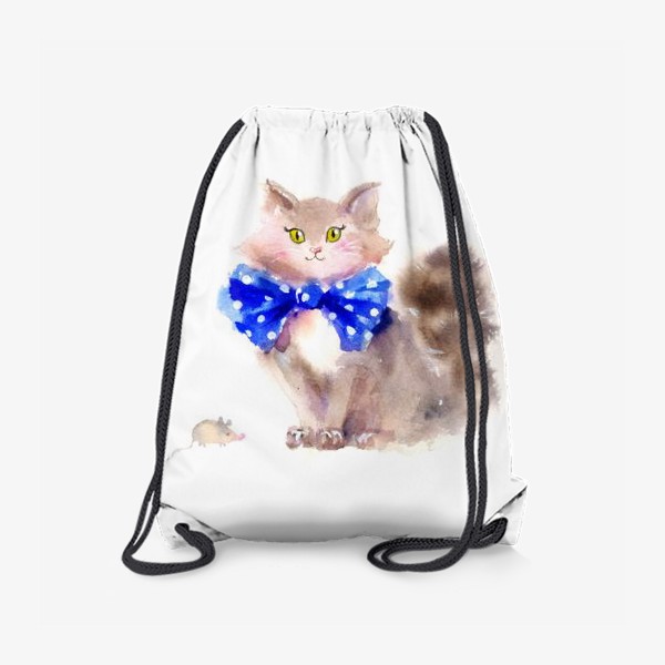 Рюкзак «Кот с бантом»