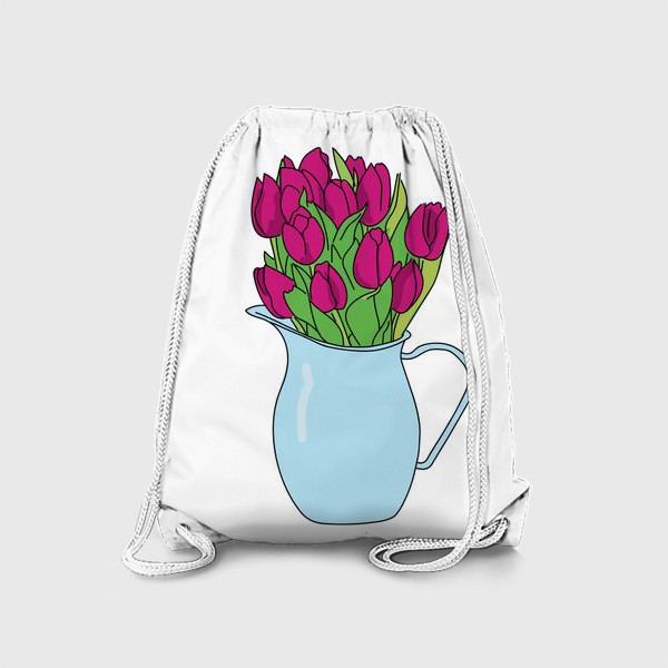 Рюкзак «Тюльпаны в кувшине»