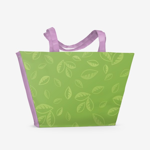 Пляжная сумка &laquo;Зеленая листва&raquo;