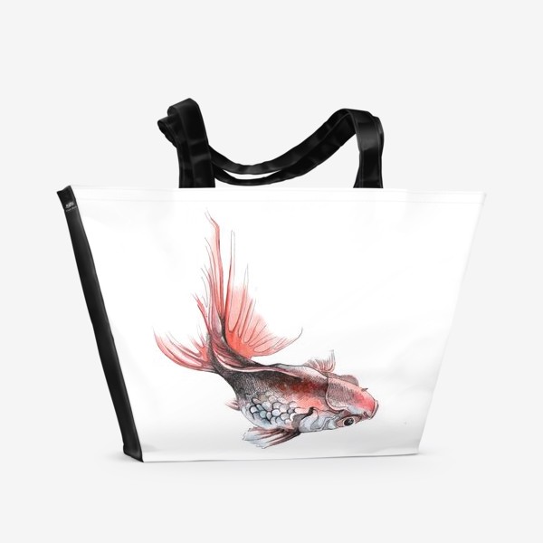 Пляжная сумка &laquo;Рыбка красная&raquo;