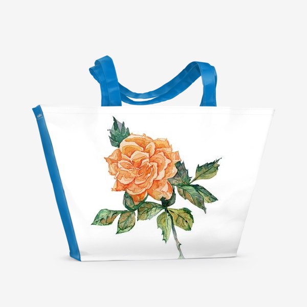 Пляжная сумка «рыжая роза»
