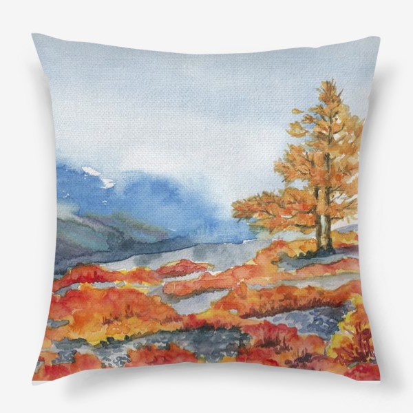Подушка «Осень в горах»