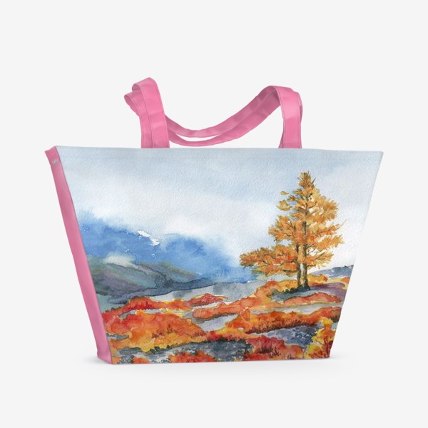 Пляжная сумка &laquo;Осень в горах&raquo;