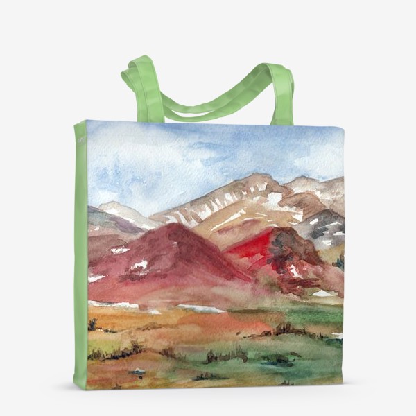 Сумка-шоппер &laquo;Цветные горы&raquo;