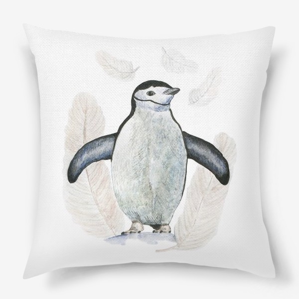 Подушка «Пингвин в перьях»