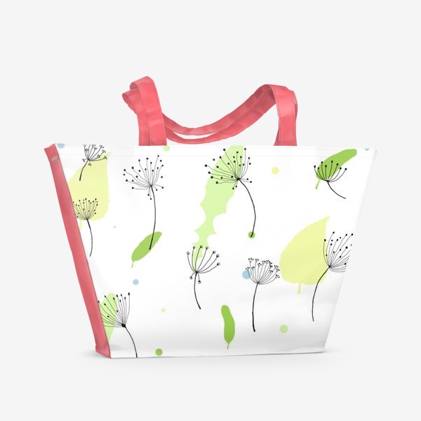 Пляжная сумка «Весенние травы»