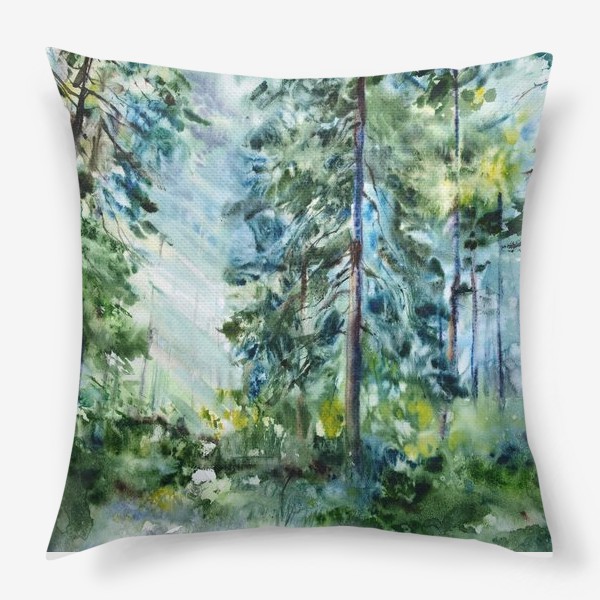 Подушка «Утро в лесу»