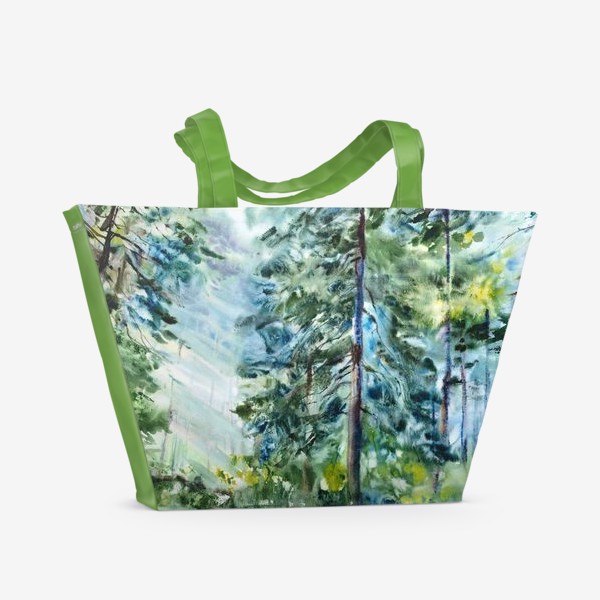 Пляжная сумка «Утро в лесу»
