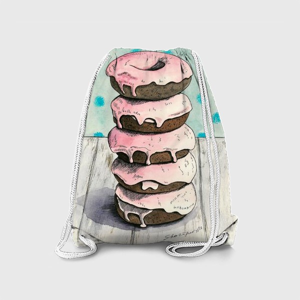 Рюкзак «Розовые пончики»