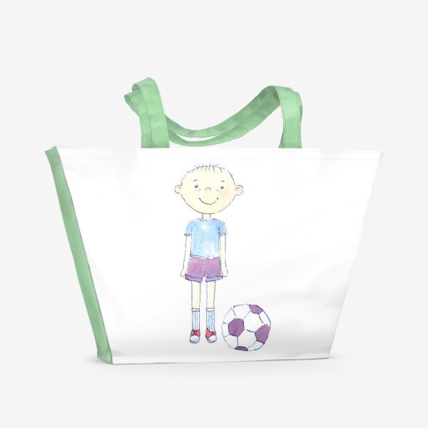 Пляжная сумка «Маленький футболист»
