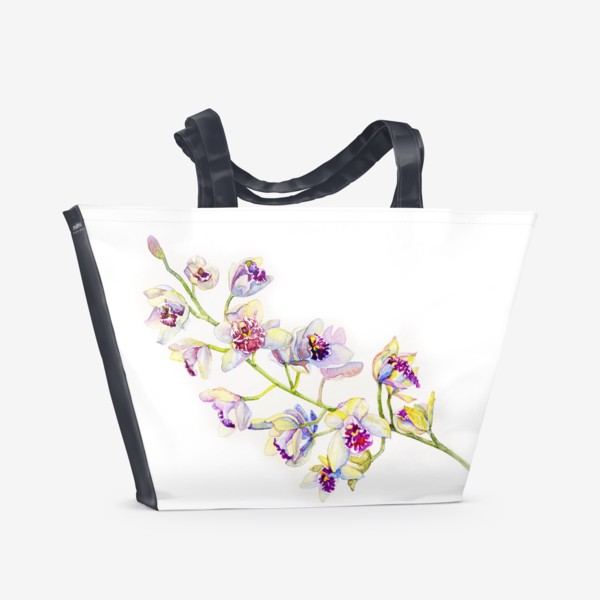 Пляжная сумка &laquo;орхидейка&raquo;
