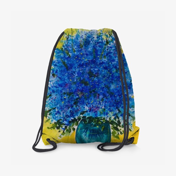 Рюкзак «Букет синих цветов»
