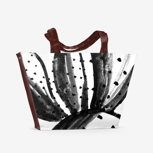 Пляжная сумка «Кактус (Опунция мелковолосистая)»