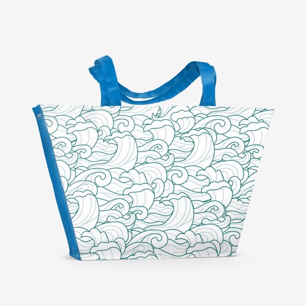 Пляжная сумка «волны на море»