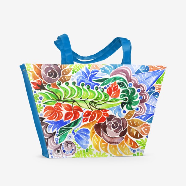 Пляжная сумка «узоры декоративные»