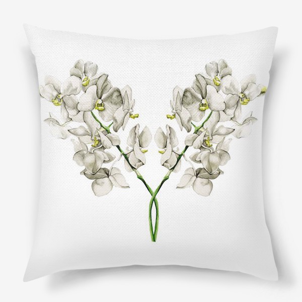 Подушка «белая орхидея»