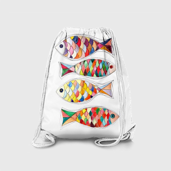 Рюкзак «четыре  рыбы»