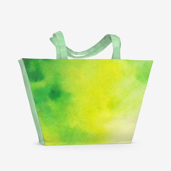 Пляжная сумка «Watercolor Greenery»