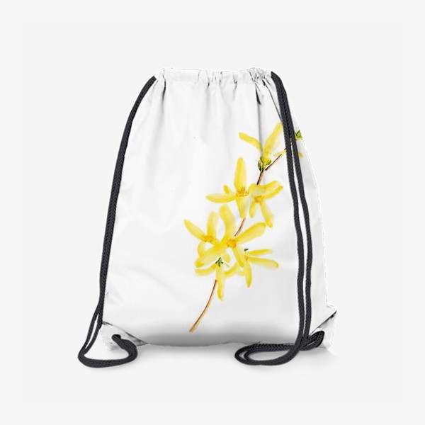Рюкзак «Весенние цветы. Форзиция.»