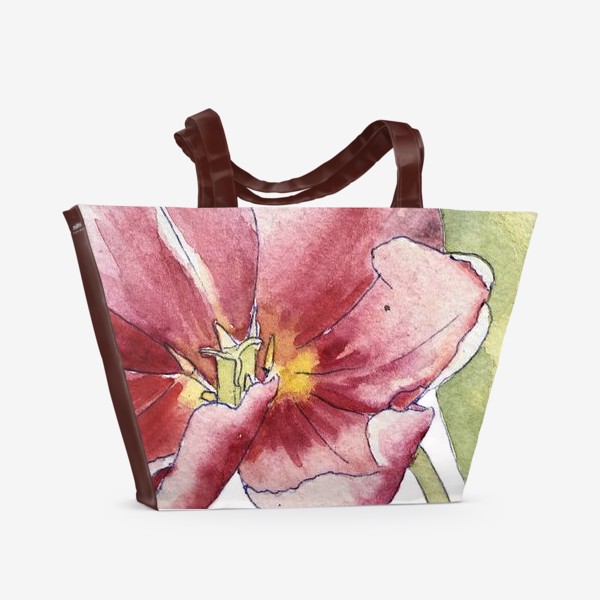 Пляжная сумка «тюльпан»