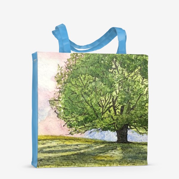 Сумка-шоппер «дерево в поле»