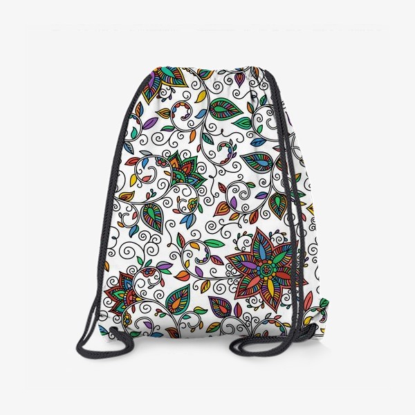 Рюкзак «цветочный узор»